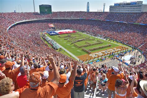 The Red River Rivalry will kick off before noon from the Cotton Bowl
